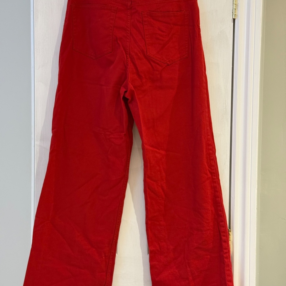 H & M Divided, Red wide leg - Picture 3 of 3